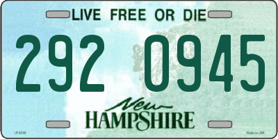 NH license plate 2920945