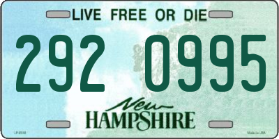 NH license plate 2920995