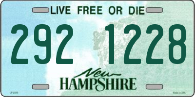 NH license plate 2921228