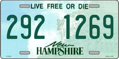 NH license plate 2921269