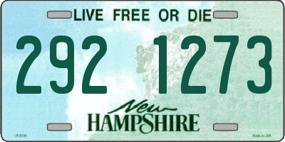NH license plate 2921273