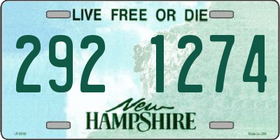 NH license plate 2921274