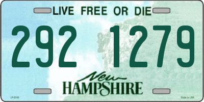 NH license plate 2921279