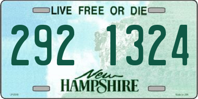 NH license plate 2921324