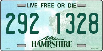 NH license plate 2921328