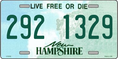 NH license plate 2921329