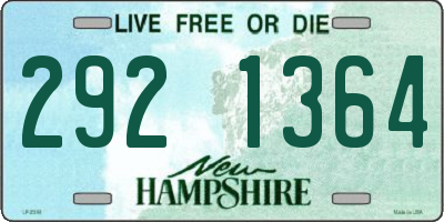NH license plate 2921364