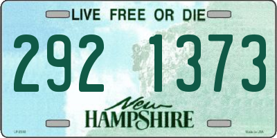 NH license plate 2921373