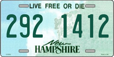 NH license plate 2921412
