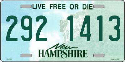 NH license plate 2921413