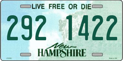 NH license plate 2921422