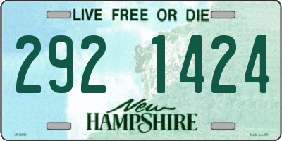 NH license plate 2921424