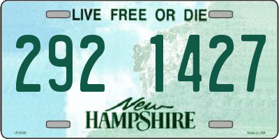 NH license plate 2921427