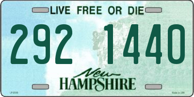 NH license plate 2921440
