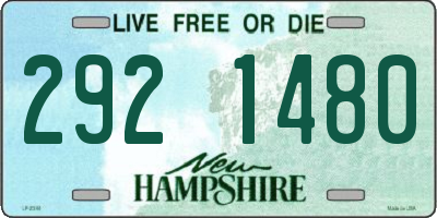 NH license plate 2921480
