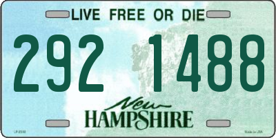 NH license plate 2921488