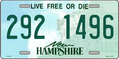 NH license plate 2921496