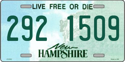 NH license plate 2921509