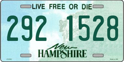 NH license plate 2921528