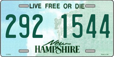 NH license plate 2921544