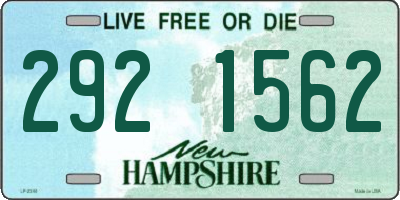NH license plate 2921562