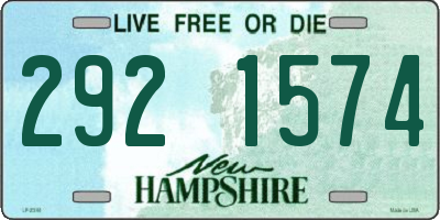 NH license plate 2921574