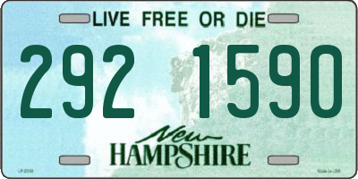 NH license plate 2921590
