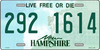 NH license plate 2921614