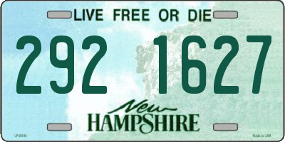 NH license plate 2921627