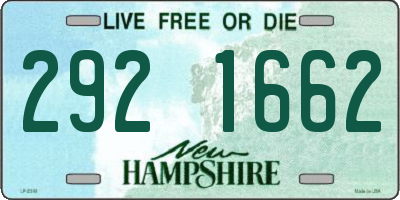 NH license plate 2921662
