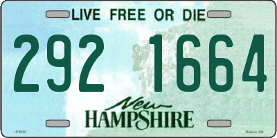 NH license plate 2921664