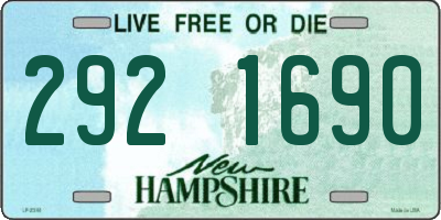 NH license plate 2921690