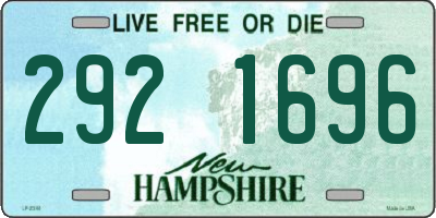 NH license plate 2921696