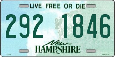 NH license plate 2921846