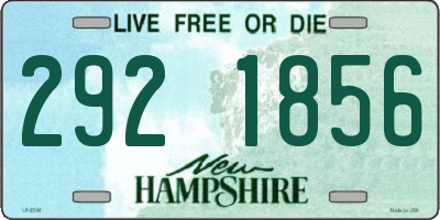 NH license plate 2921856