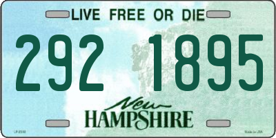 NH license plate 2921895