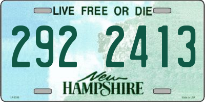 NH license plate 2922413