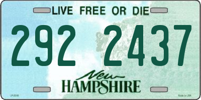 NH license plate 2922437