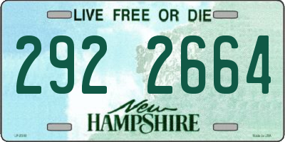 NH license plate 2922664