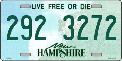 NH license plate 2923272