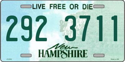 NH license plate 2923711