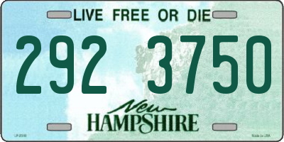 NH license plate 2923750