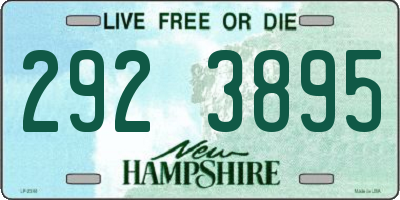 NH license plate 2923895