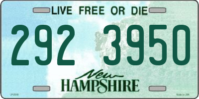 NH license plate 2923950