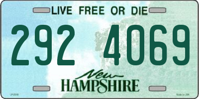 NH license plate 2924069
