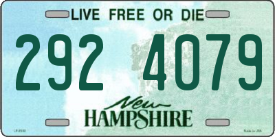 NH license plate 2924079