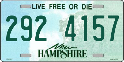 NH license plate 2924157