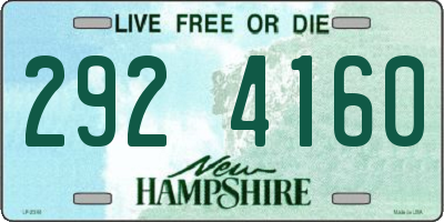NH license plate 2924160