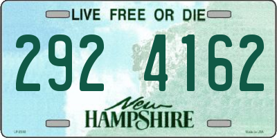 NH license plate 2924162