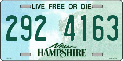 NH license plate 2924163